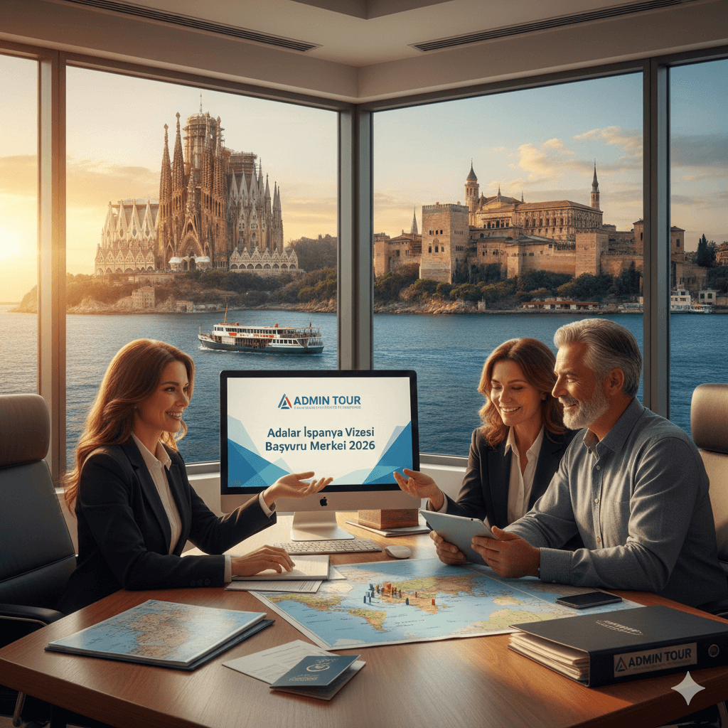 Adalar İspanya Vizesi Başvuru Merkezi | 2026 Randevu - Admin Tour